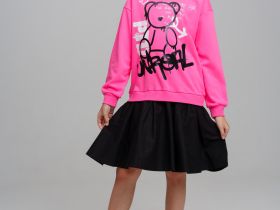 Платье трикотажное для девочек