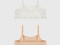 Топ для девочек, 2 шт., Белый