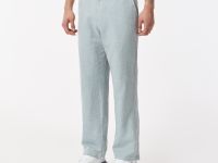 Мужские брюки Lacoste из смеси хлопка и льна