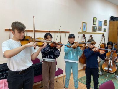Приглашаем на мастер-классы по игре на скрипке