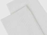 Базовые носки в рубчик, Белый