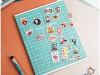 Наклейки объемные MESHU "Horror", 10*24см, 23 наклейки