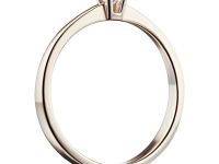 Кольцо из красного золота с бриллиантом э0201кц09152400