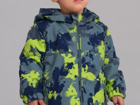 Куртка детская текстильная с полиуретановым покрытием для мальчиков (ветровка)