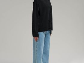 Кардиган свободного кроя с хлопком