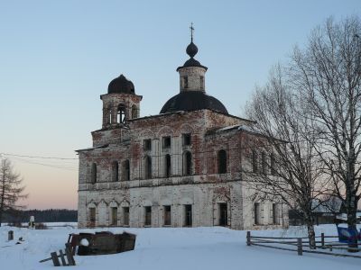 Здание бывшей церкви в с. Ляли Княжпогостского района