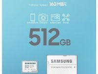 Карта памяти Samsung 512 Гб EVO Plus CL10 с адаптером белый
