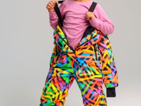 Комбинезон текстильный с полиуретановым покрытием для девочек