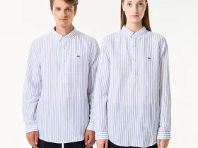 Рубашка Lacoste повседневного кроя унисекс из смеси льна