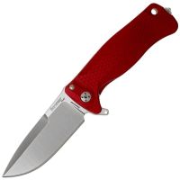 Нож складной LionSteel SR22A RS Mini, сталь Uddeholm Sleipner® Satin Finish, рукоять алюминий (Solid®), красный