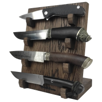 Подставка для коллекции из 4-х ножей Woodinhome HKS0204OB, дуб, коричневый