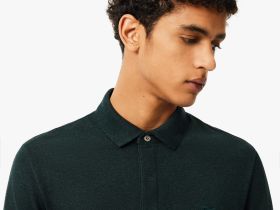 Мужское поло Lacoste PARIS стандартного кроя