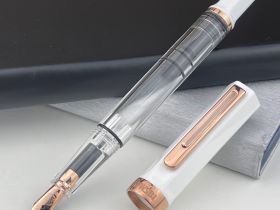 Ручка перьевая TWSBI ECO Rose Gold, 1.1, Белый