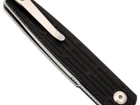 Складной нож Kizer Bamboo, сталь Nitro-V, рукоять G10, черный