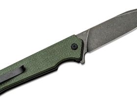 Складной нож QSP Mamba V2 Black, сталь D2, рукоять микарта