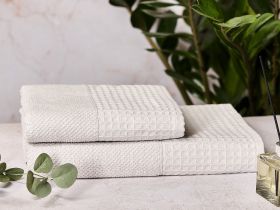 Полотенце махровое Cecile, серое