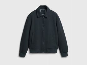 Куртка из пальтовой ткани, Серый