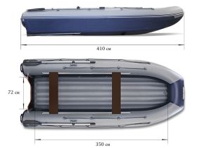 Лодка ПВХ ФЛАГМАН DK 410 Igla Jet