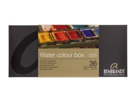 Набор акварели Talens "Rembrandt" 36 цв., кювета, кисть, металлический короб
