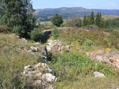 Гольцовский рудник (шахты, ямы-закопушки)