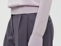 Джемпер с воротником-стойкой