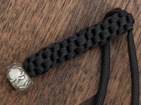 Темляк Lanyard w/ Pewter Round Spyder Bead, Spyderco BEAD2LY