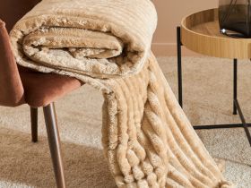 Плед Righe, бежевый