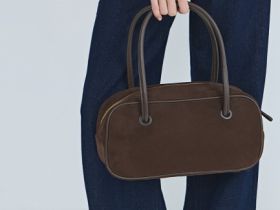 Сумка-боулер, Коричневый