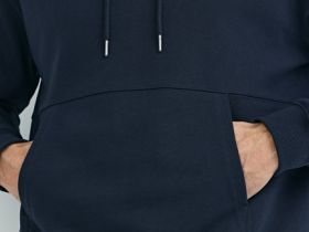 Базовое худи с карманом-кенгуру, Синий