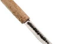 Нож Северный, сталь Х12МФ, кованый традиционный нож, рукоять карельская береза