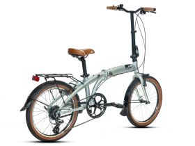 Складной велосипед Novatrack Town 20 V-brake, год 2024, цвет Серый