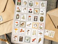 Стикеры Дворникова А. "Лесные марки"