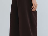 Брюки О-силуэта, Коричневый