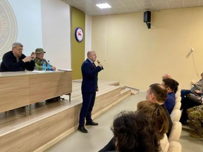 Валерий Лютый встретился с ветеранами — добровольцами СВО