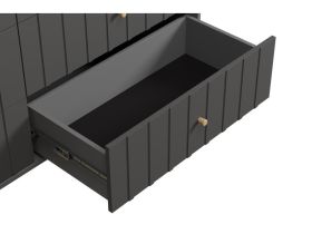 Комод Моррис 163x90 Графитовый