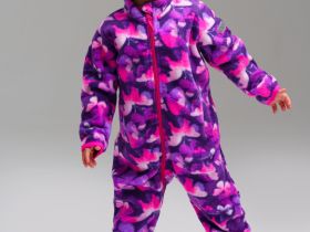 Комбинезон детский трикотажный для девочек