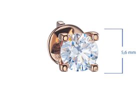 Пусеты из красного золота э0212пс06200852_white