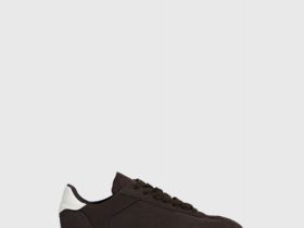 Кроссовки из натуральной замши, Коричневый