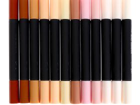 Набор спиртовых маркеров Сонет "Портрет" 12 цветов