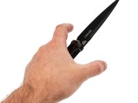 Туристический нож Кондор-Т, сталь D2, рукоять G-10 черный/оранжевый