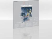 Альбом-склейка для набросков Hahnem?hle "The Grey Pad" 30 л 120 г, светло-серый