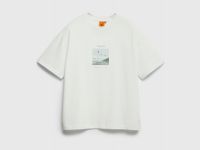 Футболка с географическим принтом O'STIN х Экспедиция, Белый