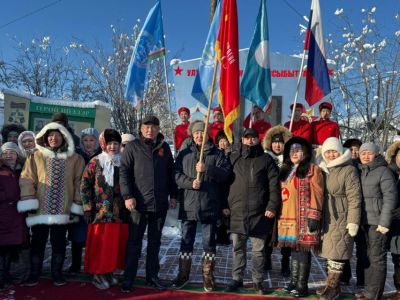 Эстафету Знамени Победы принял Абыйский район