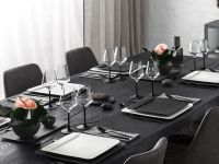 Villeroy & Boch Тарелка 32,5 см Black/Gray Manufacture Rock Villeroy & Boch