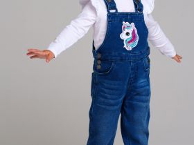 Фуфайка детская трикотажная для девочек (футболка с длинными рукавами)