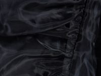 Бомбер из органзы для девочек, Черный