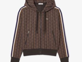 Женская жаккардовая толстовка Lacoste