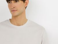 Футболка из текстурной ткани, Белый