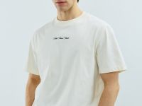 Футболка из хлопка с принтом, Белый