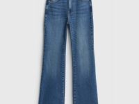 Джинсы Bootcut с высокой посадкой, Синий